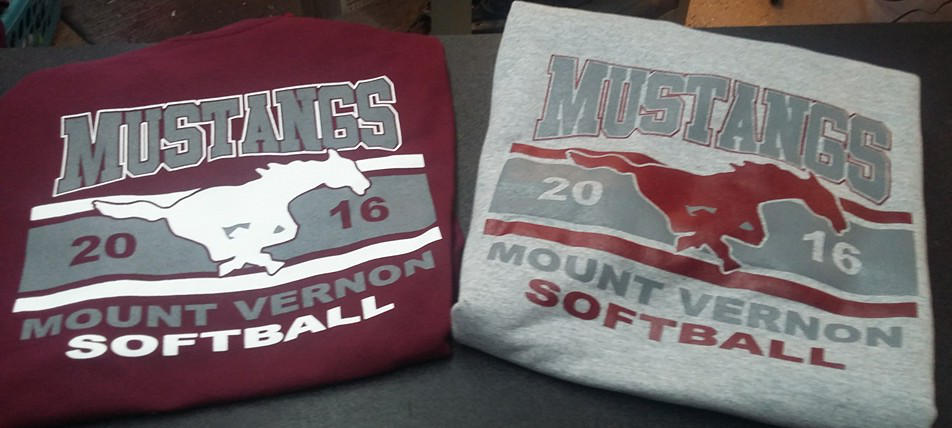 2016 Mount Vernon Softball Shirts